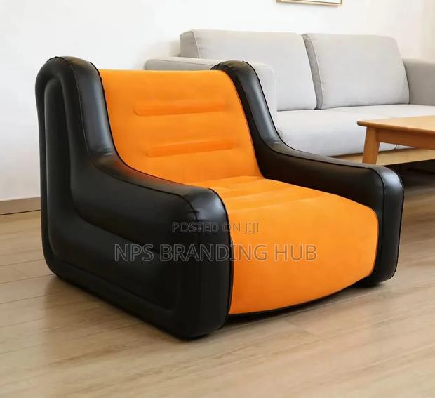 Inflatable Modern 1 Seater Sofa With Armrests Free Pump Gm - thumbnail 4