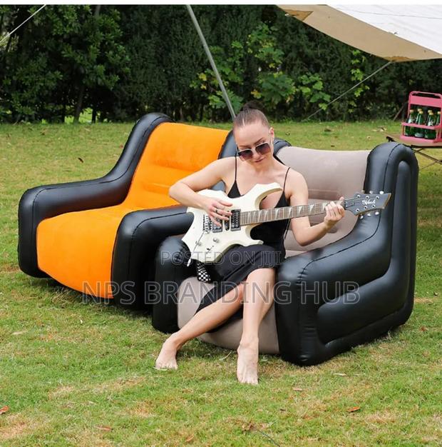 Inflatable Modern 1 Seater Sofa With Armrests Free Pump Gm - thumbnail 7
