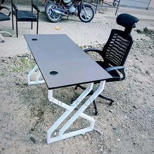 Table and Chair Metallic Frame. 1.2m