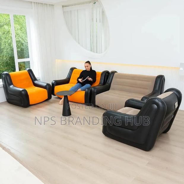 Inflatable Modern 1 Seater Sofa With Armrests Free Pump Gm - thumbnail 9
