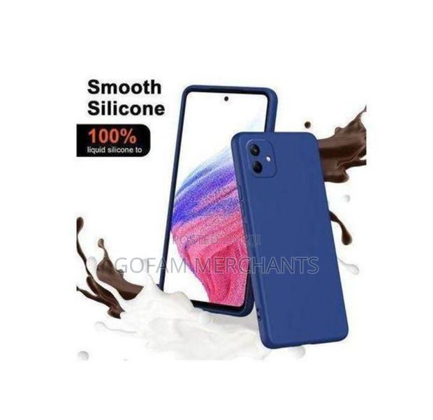 Blue Samsung Galaxy A05 Silicone Cover Case
