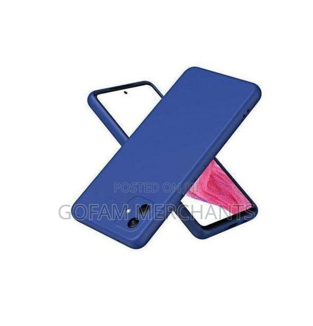 Blue Samsung Galaxy A05 Silicone Cover Case - thumbnail 2