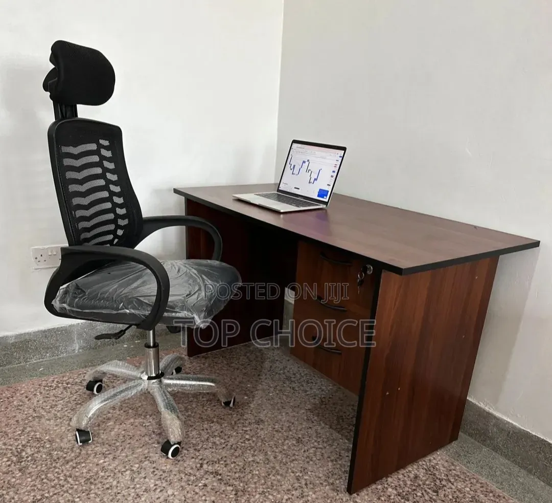 Dark Walnut 1.2m Table and Chair