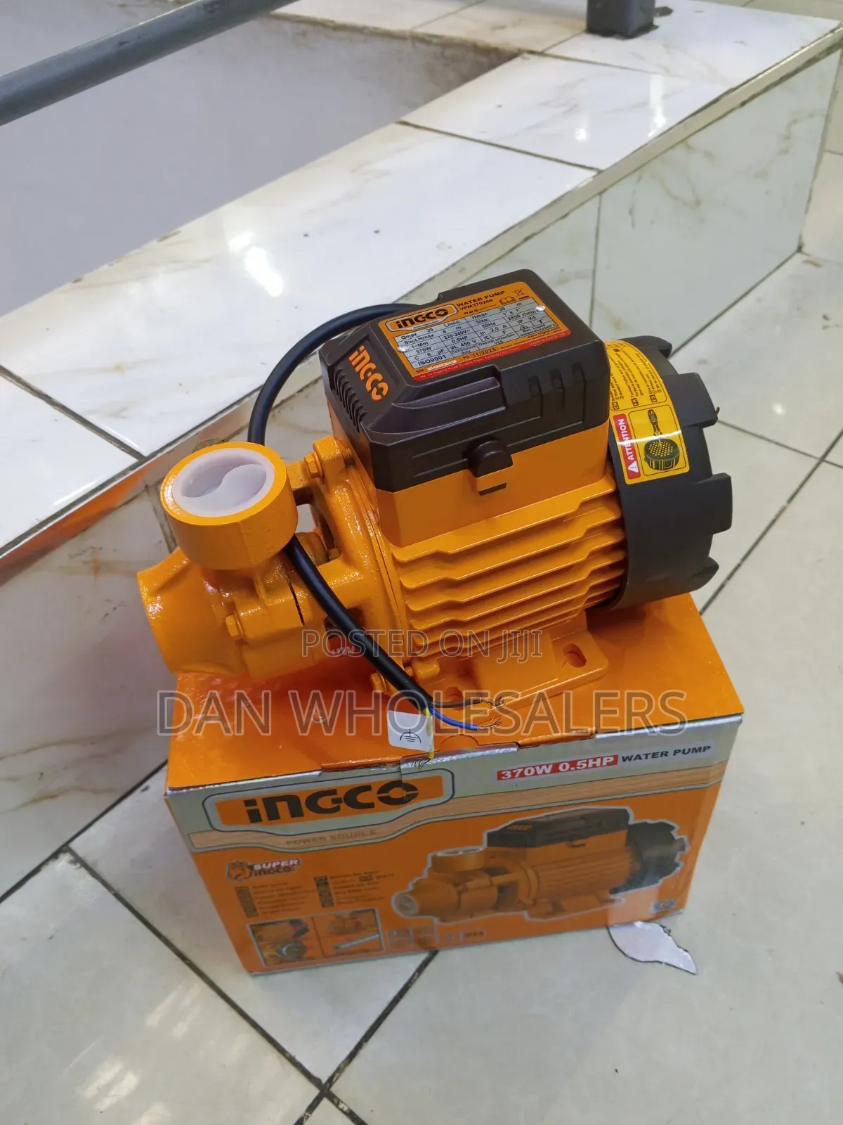 0.5hp Ingco Booster Pump 370watts