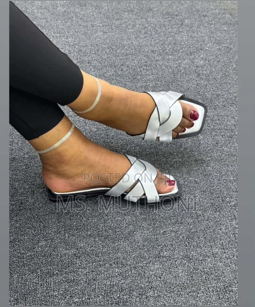 New Dual-Tone Slip-on Zara Sandals