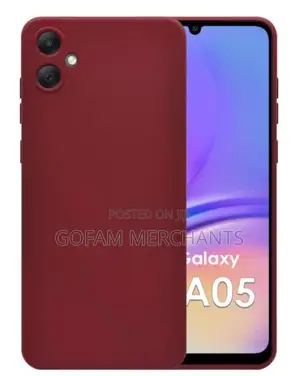 Samsung Galaxy A05 Maroon Soft Silicone Phone Case/ Cover