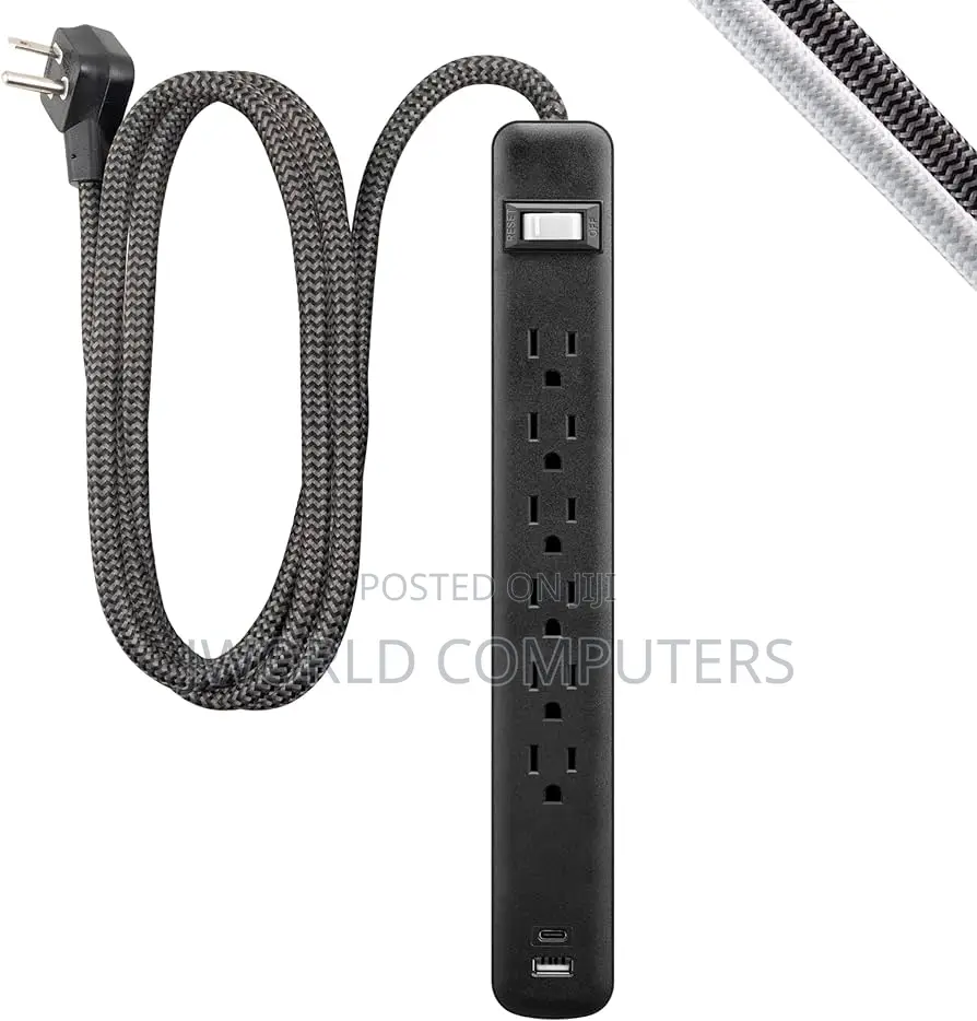 Ldnio 2500w Power Strip Extension Cable With 5 Ac Sockets