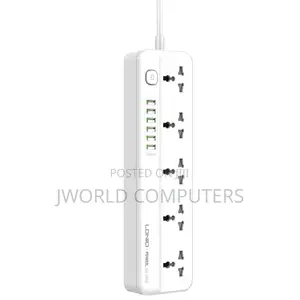 Ldnio 2500w Power Strip Extension Cable With 5 Ac Sockets