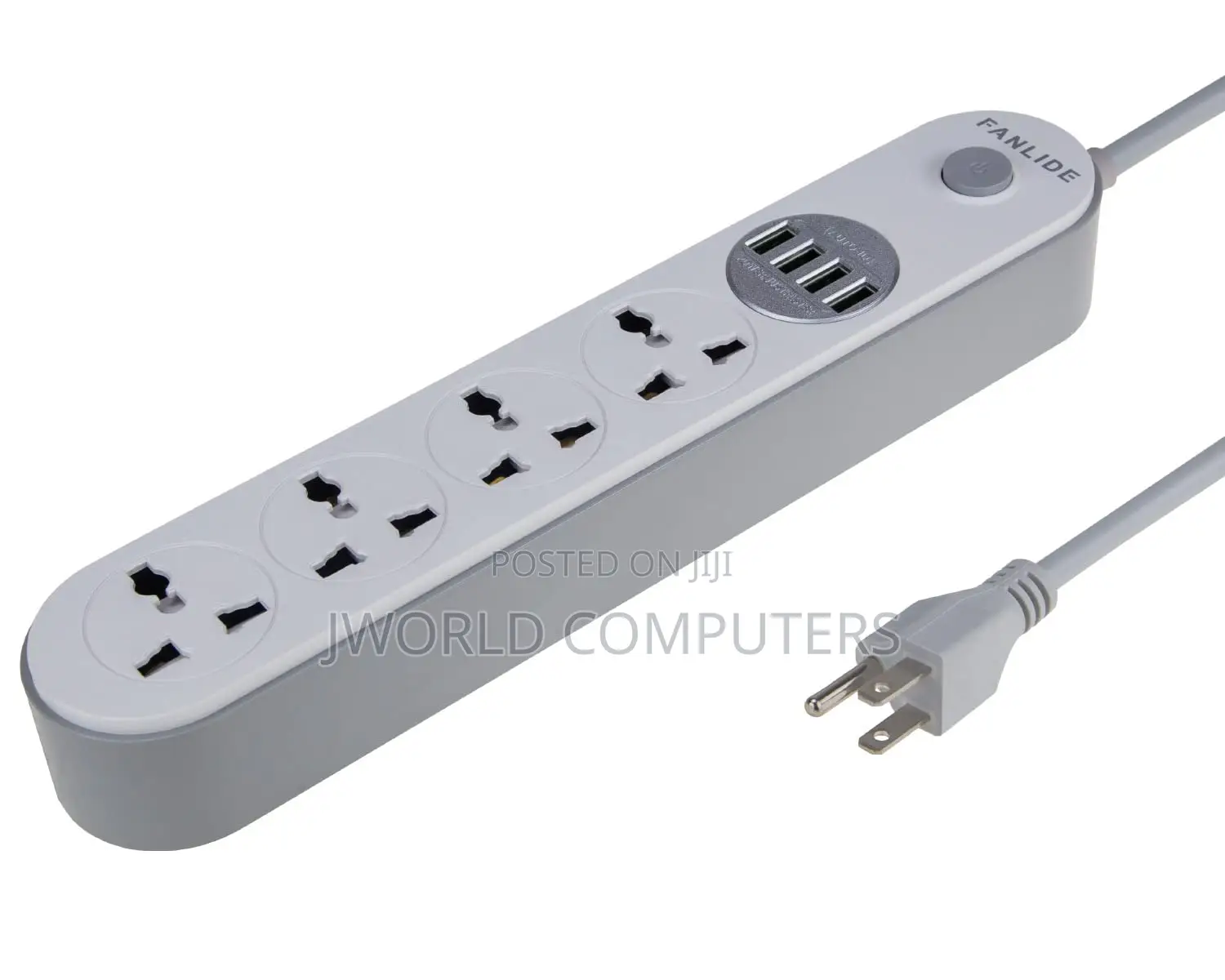 Ldnio 2500w Power Strip Extension Cable With 5 Ac Sockets