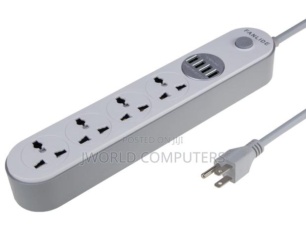 Ldnio 2500w Power Strip Extension Cable With 5 Ac Sockets - thumbnail 4