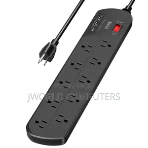 Ldnio 2500w Power Strip Extension Cable With 5 Ac Sockets