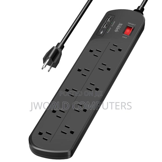 Ldnio 2500w Power Strip Extension Cable With 5 Ac Sockets - thumbnail 5