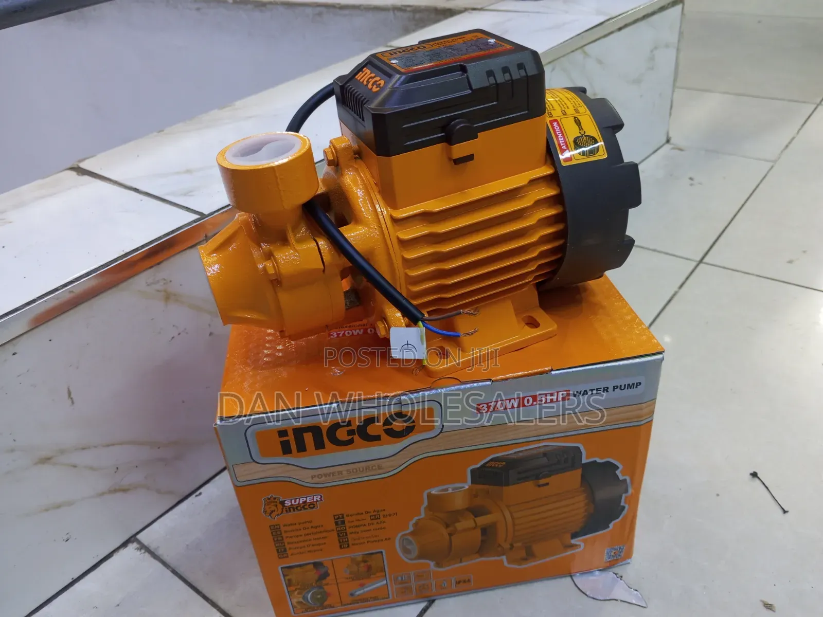 Heavy Duty Ingco 0.5 Hp Booster Pump