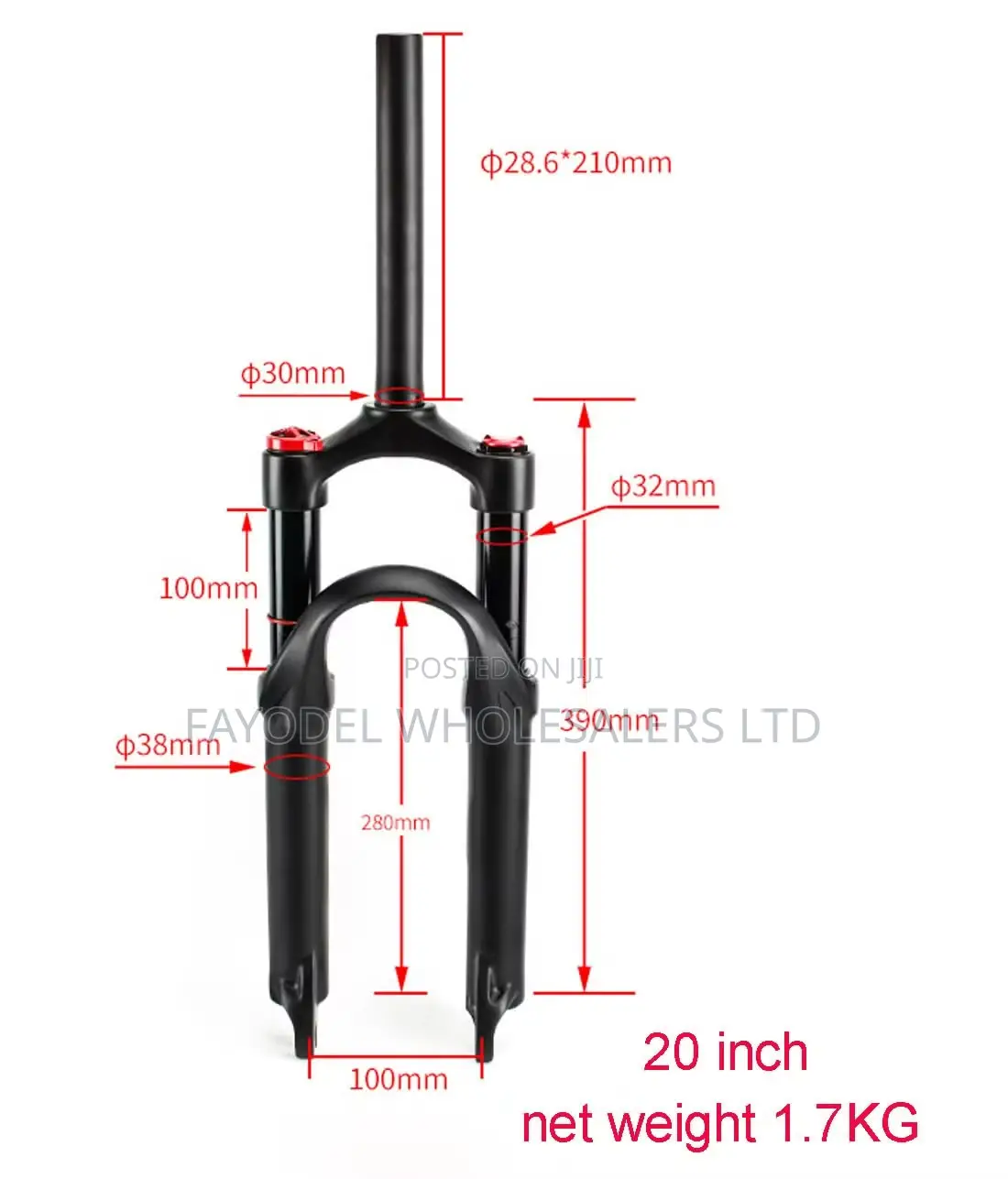 MTB Air Suspension Fork 20/24/26/29 – Strong Aluminum Build