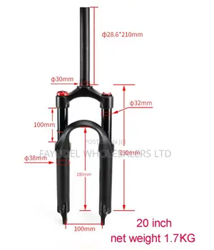 MTB Air Suspension Fork 20/24/26/29 – Strong Aluminum Build