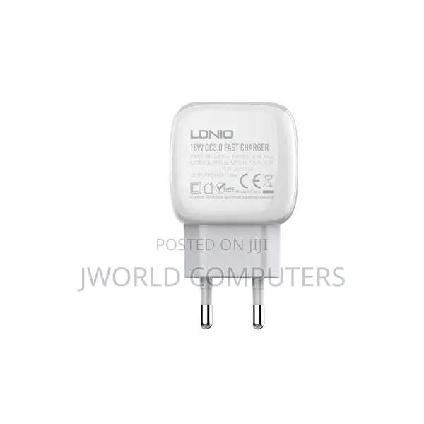 Ldnio Worldplug All in One Travel Charger, 3 Usb Ports, 65w Gan Travel