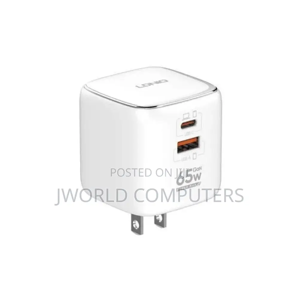 Ldnio Worldplug All in One Travel Charger, 3 Usb Ports, 65w Gan Travel