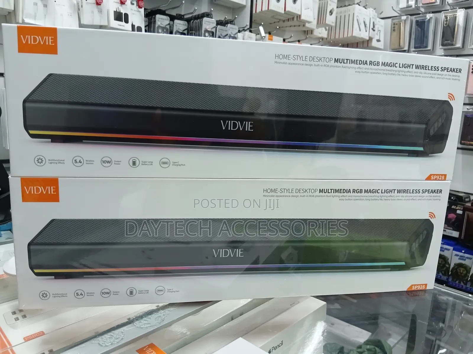 Vidvie Sp928 Multimedia RGB Magic Light Woofer Bass Wireless Speaker.