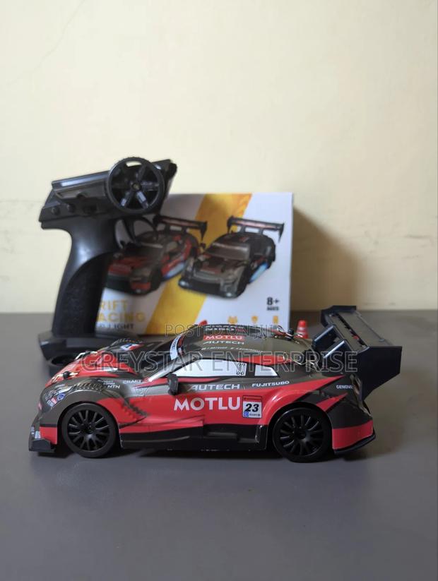 GTR Rc Drift Car With Led Lights Remote Control Racing Cars Toys