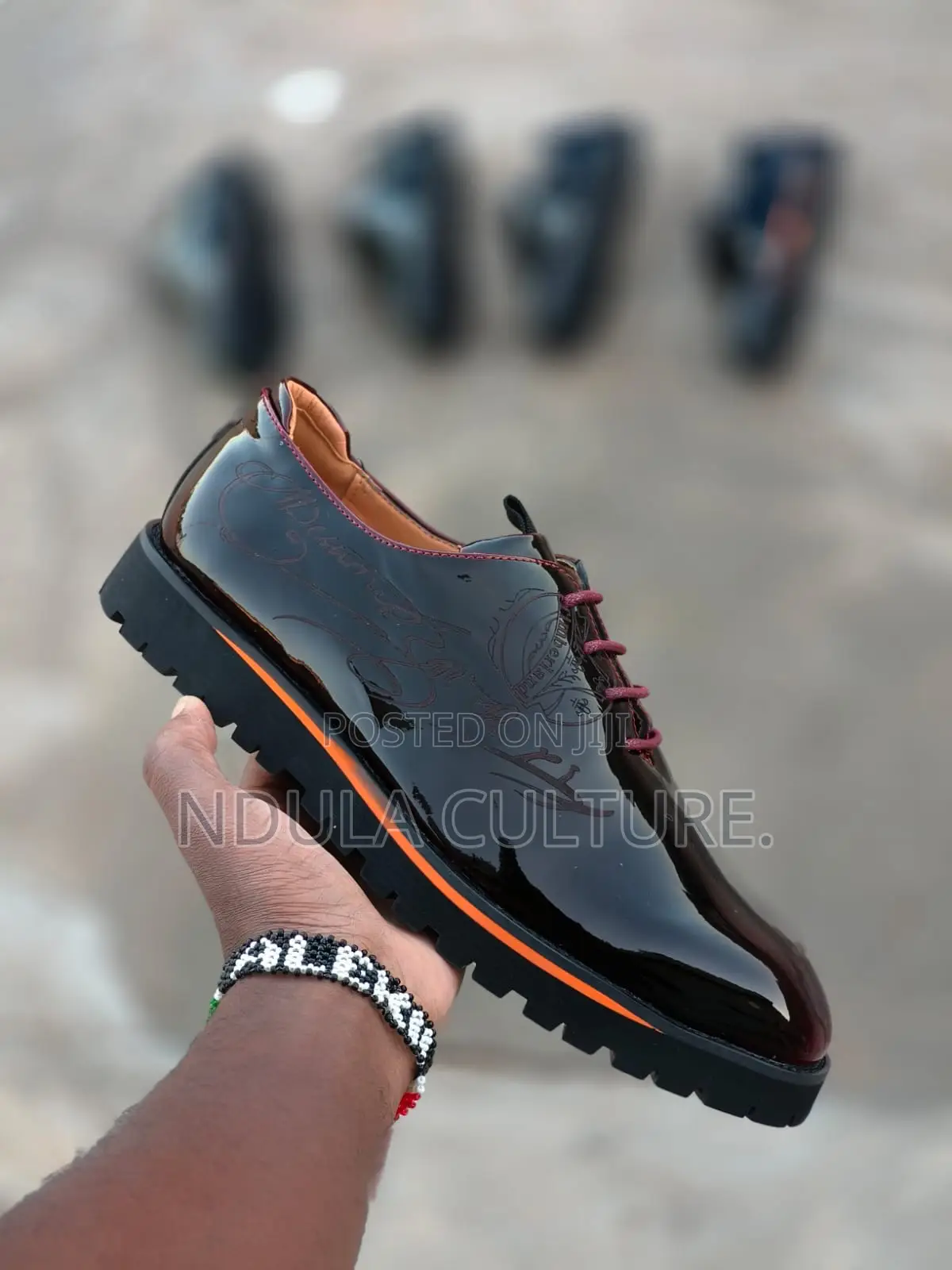Timberland / Hugo Boss Wetlook Patent Leather Loafers