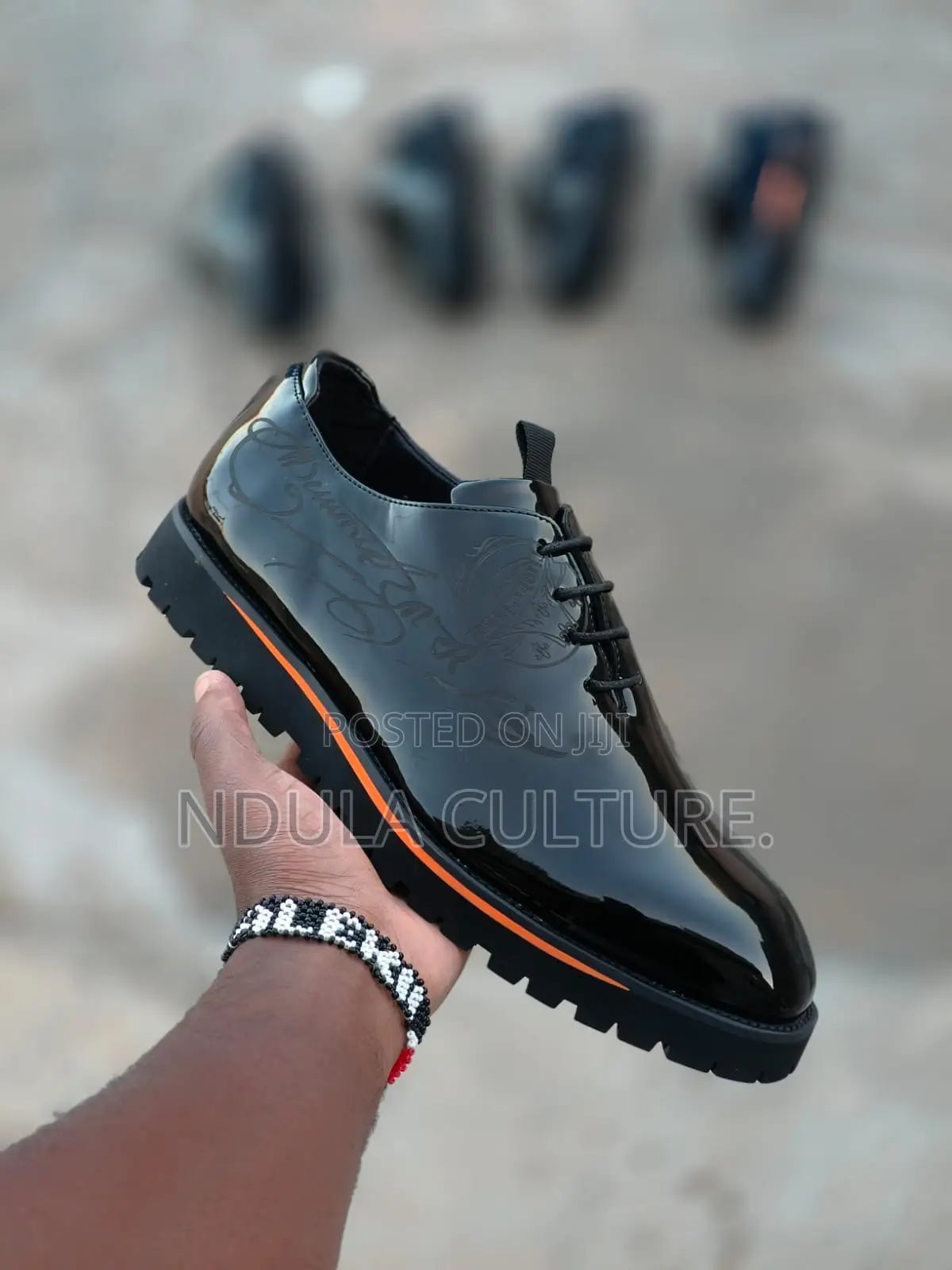 Timberland / Hugo Boss Wetlook Patent Leather Loafers