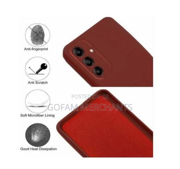 Samsung Galaxy A04s Maroon Soft Silicone Phone Case/ Cover - thumbnail 2