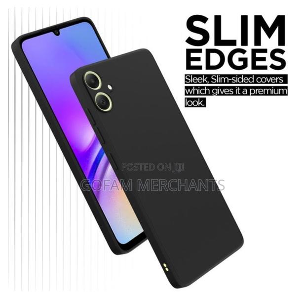 Silicone Slim Fit Cover for Samsung Galaxy A04e - Black - thumbnail 2