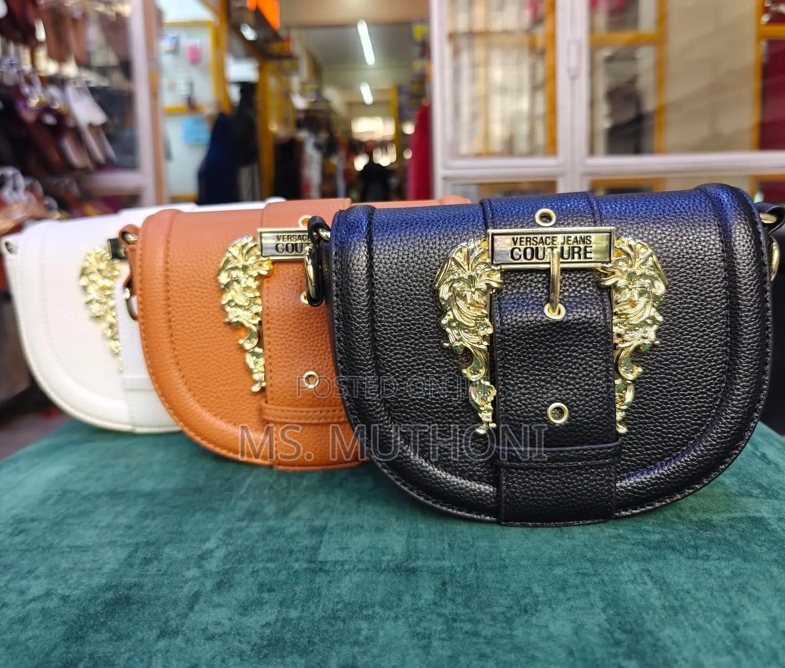Versace Jeans Couture Range F Couture 01 Grainy Sling/Clutch Bag