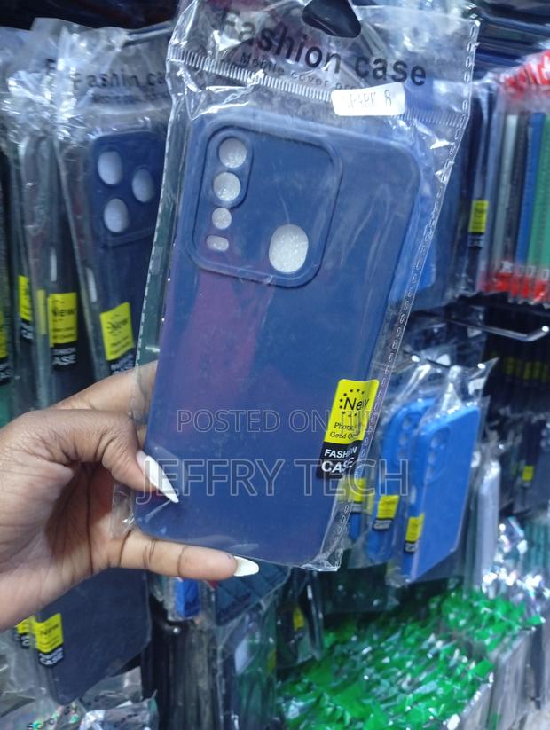 Infinix Navy Blue Protective Phone Back Case - thumbnail 2