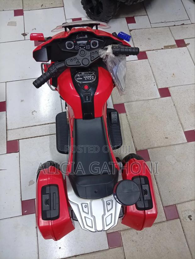 Police Themed Kids Electric Bike - thumbnail 2