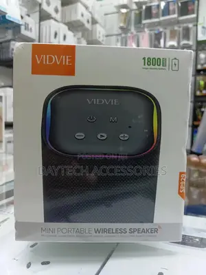 Vidvie Sp929 Mini Portable Wireless Speaker Woven and RGB Lighting.