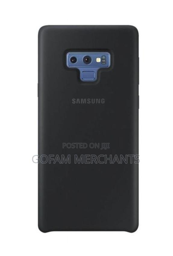 Samsung Note 9 Black Liquid Silicone Back Case/ Cover - thumbnail 2