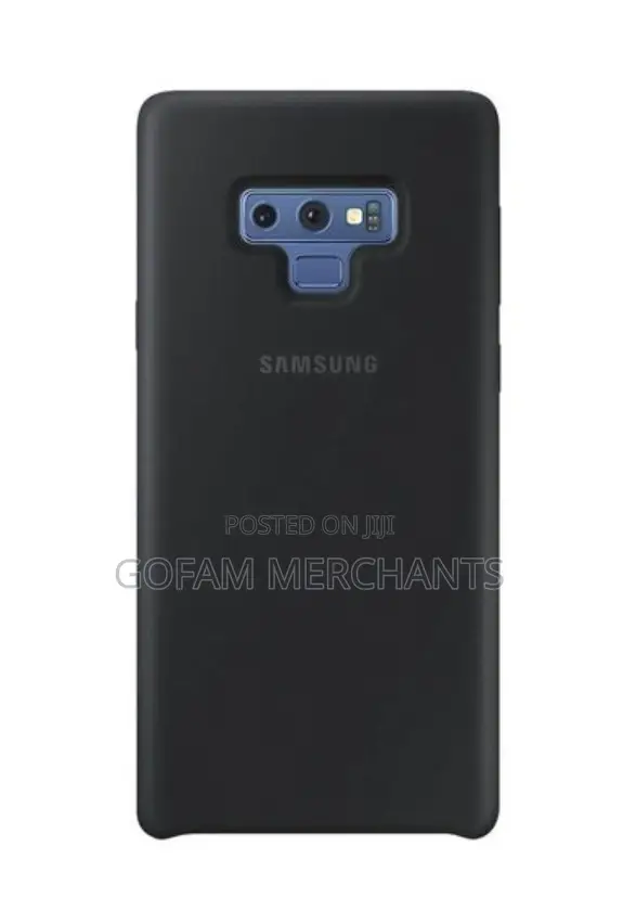Samsung Note 9 Black Liquid Silicone Back Case/ Cover