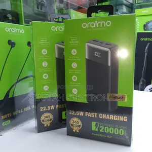 Power Bank.Super Fast Charging 20000mah 22.5watts Smart Led Display