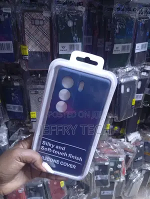 Tecno Camon 40 Blue Silicone Cover
