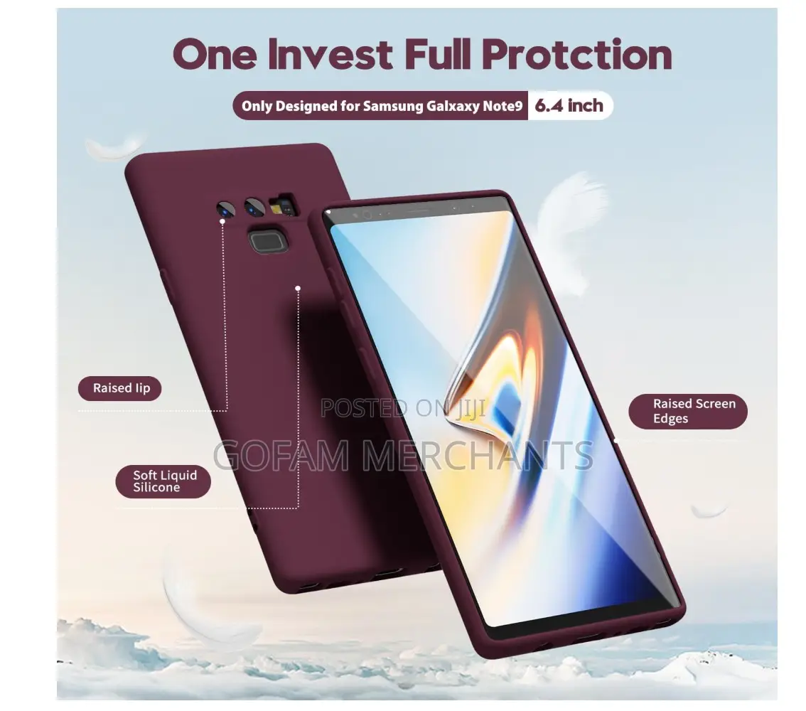 Liquid Silicone Case for Samsung Galaxy Note 9