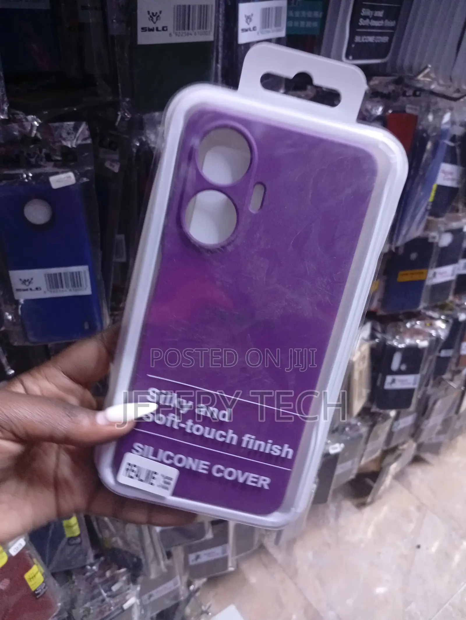 Realme C55 Purple Silicone Case