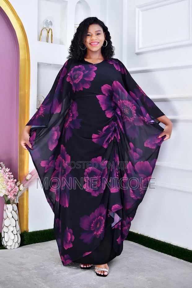 Beautiful Kaftans Purple Black