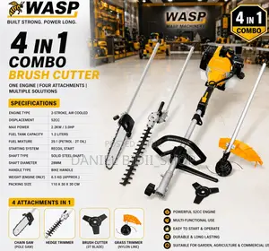 Wasp Combo Brush Cutter
4 in 1