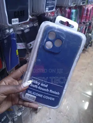 Falme Note50 Blue Silicone Phone Cover