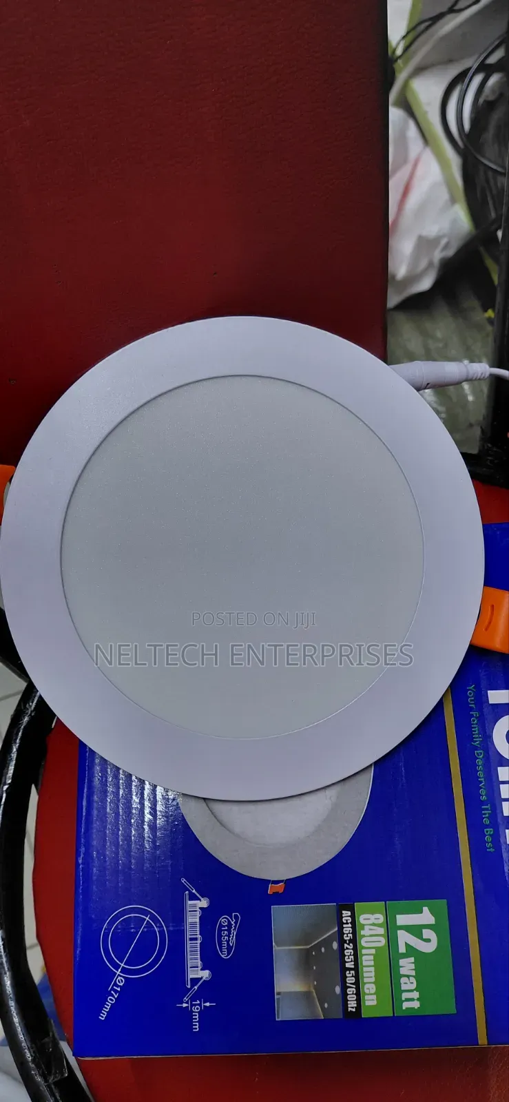 12 WLTS Recessed Panel White