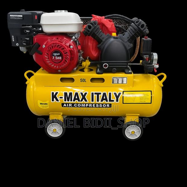 Kmax Aircompressor
50ltrs, Petrol Driven With 7.5hp Engine - main view