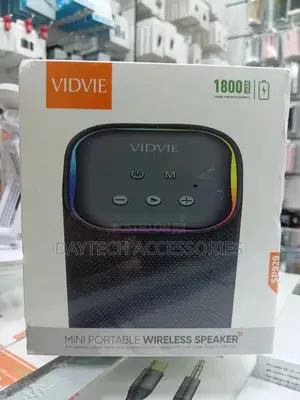 Vidvie Sp929 Portable Wireless Speaker With an 1800mah Battery.