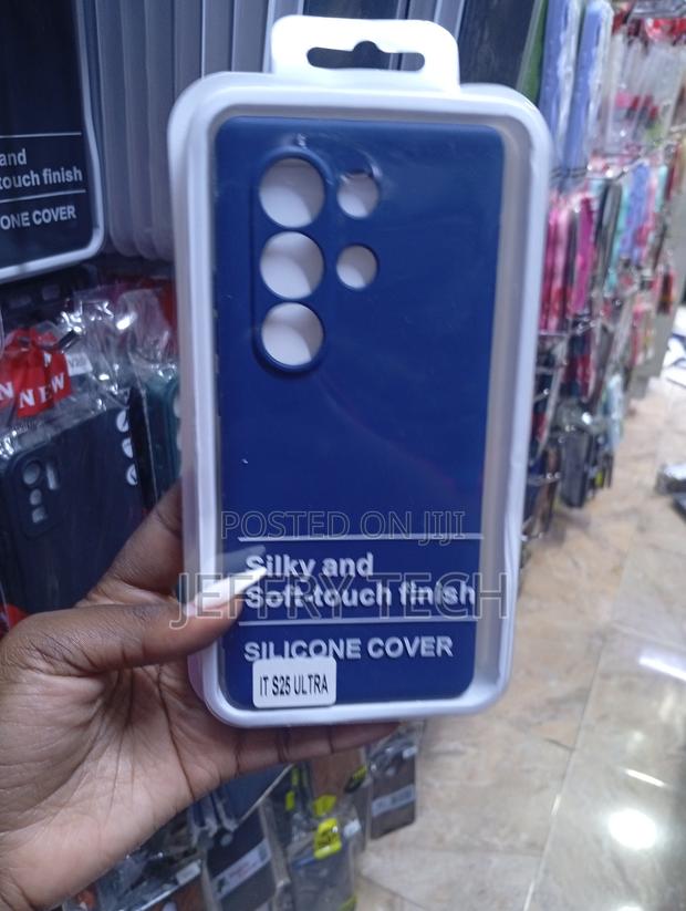 Itel S25 Ultra Blue Silicone Phone Cover