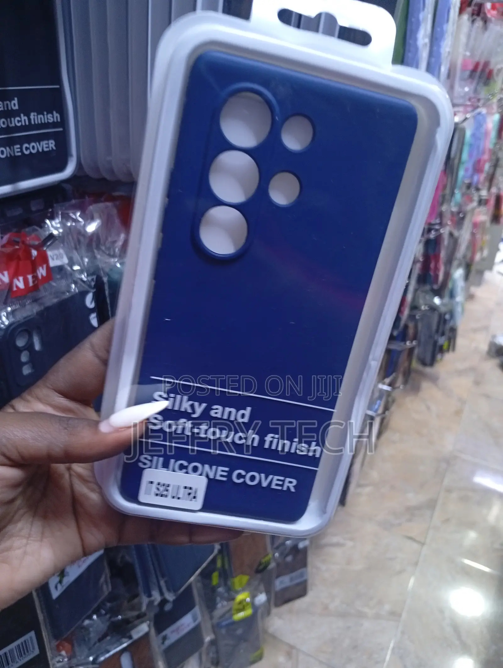 Itel S25 Ultra Blue Silicone Phone Cover
