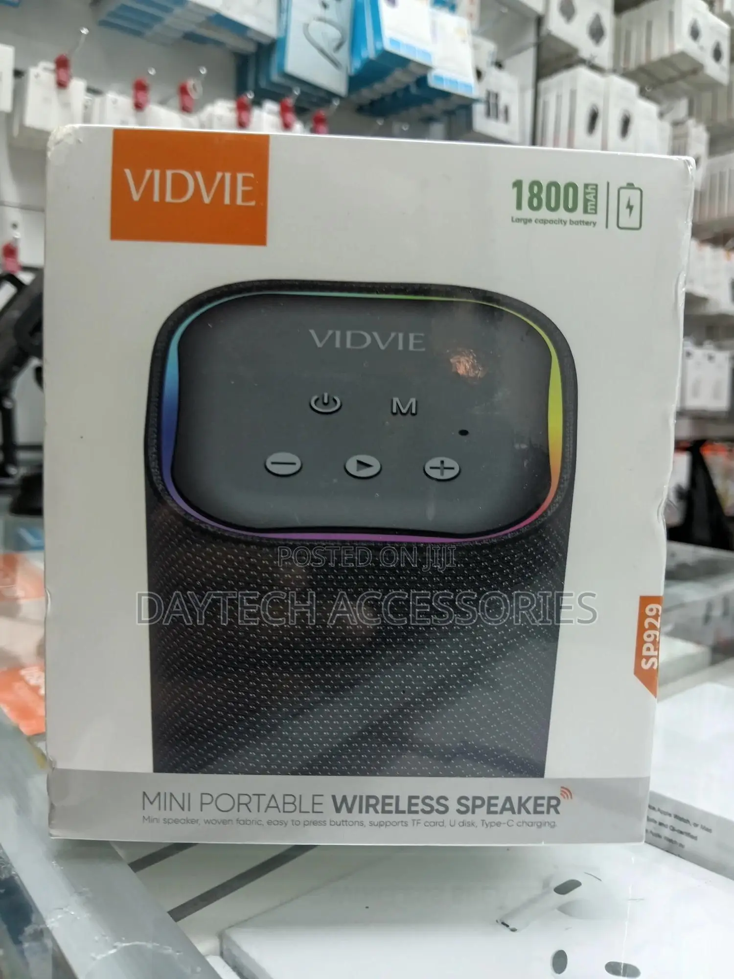 Vidvie Audio Sp929mini Portable Wireless Speaker - Blacl