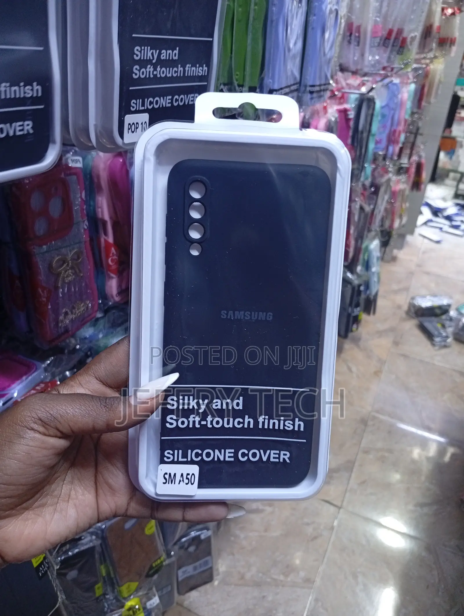 Samsung Galaxy A50 High-Grade, Shock-Absorbent Silicone Case