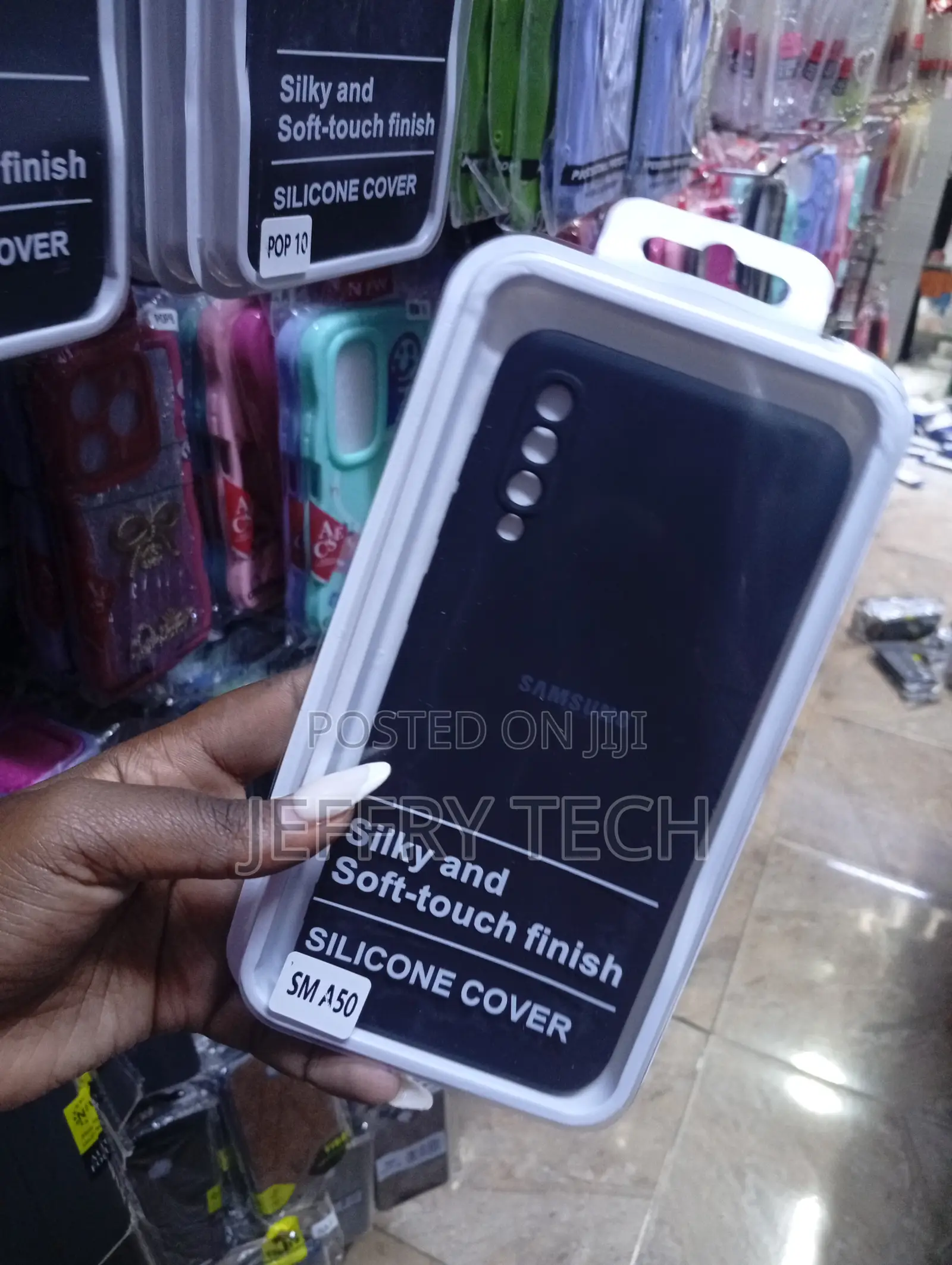 Samsung Galaxy A50 High-Grade, Shock-Absorbent Silicone Case