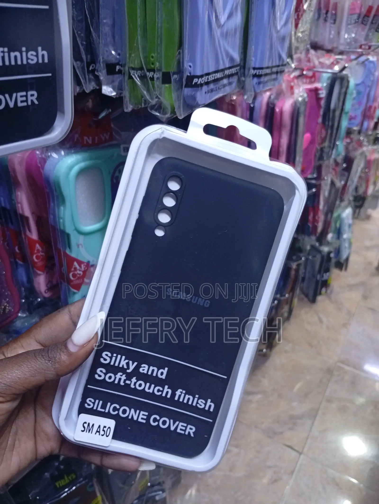 Samsung Galaxy A50 Sleek, Minimalistic Design Soft-Touch Finish Case