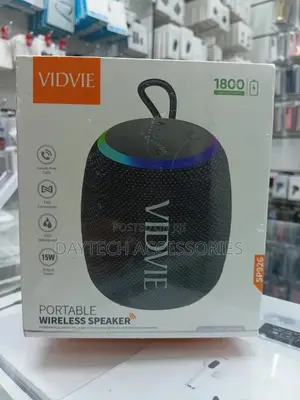 Vidvie Fabric Design Portable Wireless Speaker
